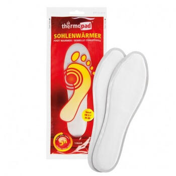 Sildošā pēdiņa ThermoPad kāju sildītājs, izmērs: S, 4260150780405 THERMOPAD (4260150780405)