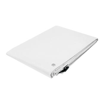 Īpaši izturīgs balts brezents 4х6m, 110g/m2 Pretul® LP-46B TRUPER (LP-46B)