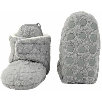Lodger Slipper Folklore Fleece тапочки SL 629_12-18, 12-18м, 100% полиэстер, серый, Velcro, нескользящая подошва (SL 629_12-18)