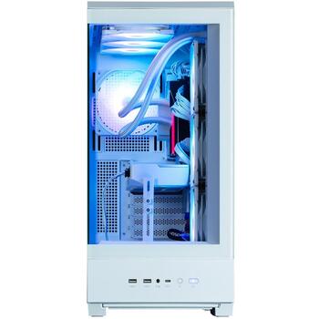 Zalman P50 DS White, Midi Tower korpuss, 4x ARGB ventilators, 1x USB Type-C, 2x USB 3.0, ATX/mATX/Mini-ITX, 7 sloti, 43.5cm GPU (P50 DS White)