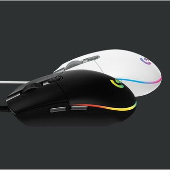 Logitech G203 USB оптическая мышь 910-005796, 8000 DPI, 6 кнопок, RGB подсветка, 2.1m кабель (910-005796)