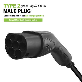 EV Charge Premium EU CE универсальный зарядный кабель 11 кВт, 16A, Type 2 – Type 2, длина 7.5 м, чёрный (AUX1675T2)