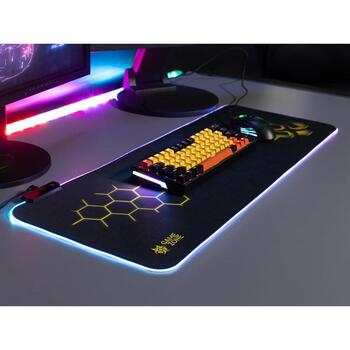 Tracer Коврик для мыши TRAPAD47546, 800x300x4 мм, RGB подсветка, нескользящая резина, мягкий (TRAPAD47546)