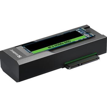 Sandberg USB 3.2 клонер и док 136-49, 10 Гбит/с, 2x, M.2, NVMe, SATA, USB 3.2 Gen 2, черный (136-49)