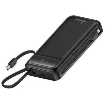 Mediarange Power Bank MRMA756, 20000mAh, 15W, 1xUSB-A, 1xUSB-C, быстрая зарядка, ЖК-дисплей (MRMA756)