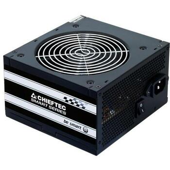 Chieftec Datora barošanas bloks GPS-500A8, 500W, 230V, 47-63Hz, 20+4 pin ATX, 3xSATA, 1x6+2 pin PCIe, aktīvā dzesēšana (GPS-500A8)