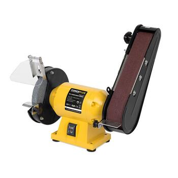 Slīpmašīna ar ripu un slīplentu 240W, Ø150mm PowerPlus X (POWX1270)