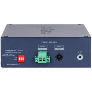 Dahua управляемый коммутатор CHS4210-8GT-110, 8xRJ-45 Gigabit, 20 Gbit/s, PoE, IP30, DIN-рейка, 48-57 V (CHS4210-8GT-110)