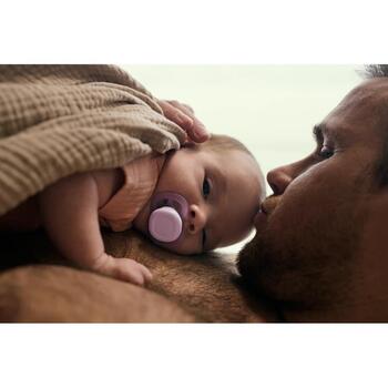 Philips Avent пустышка Ultra Start SCF075/11, 0-2м, 2 шт., ортодонтическая, силикон, стерилизуемая (SCF075/11)