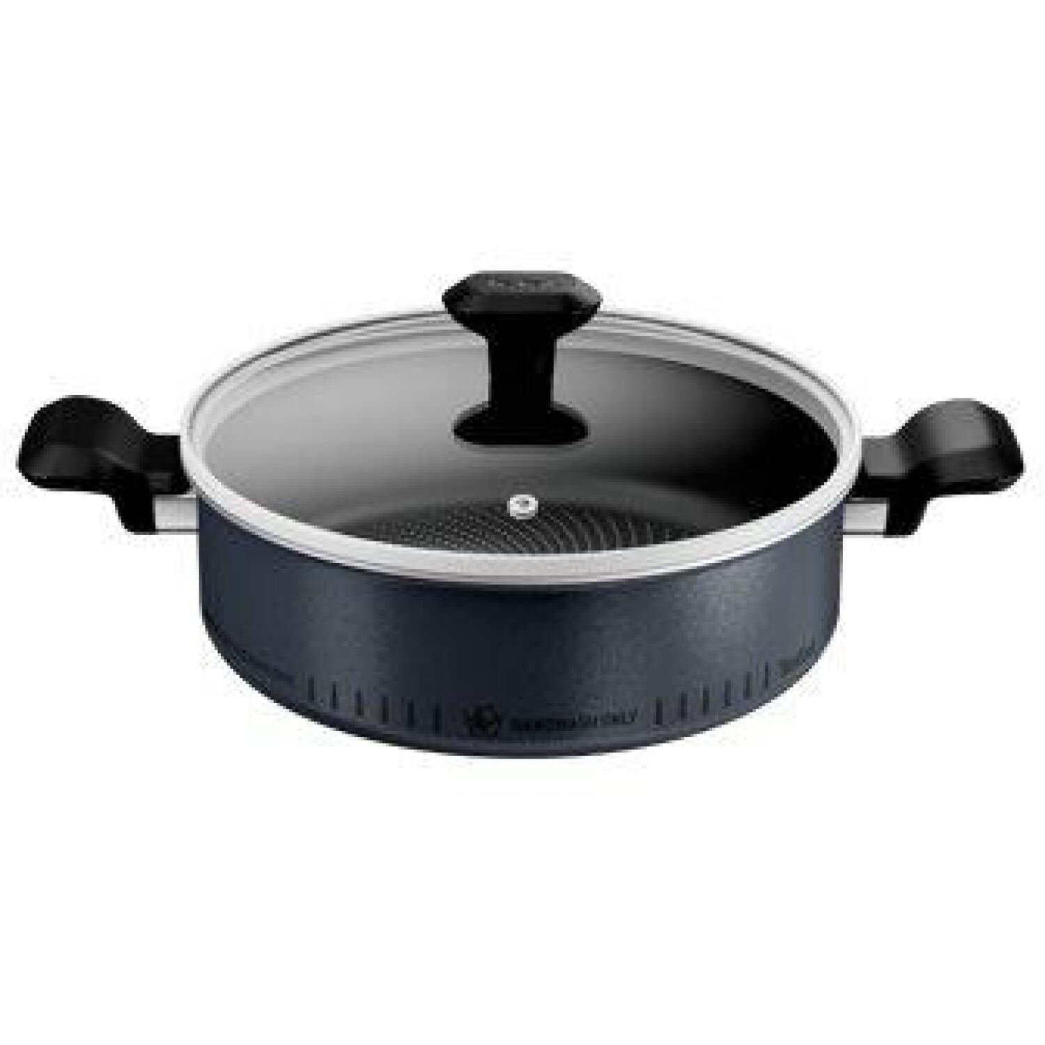 Tefal Кастрюля H0567042, 24см, алюминий, стеклянная крышка, титановое покрытие, подходит для всех плит (H0567042)