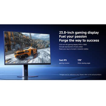 Spēļu monitors 23,8″ FHD 1920×1080 200 Hz 1 ms IPS HDR FreeSync Premium G24i 2026 OM4FE-EU Melns ELA6364EU Xiaomi (ELA6364EU)
