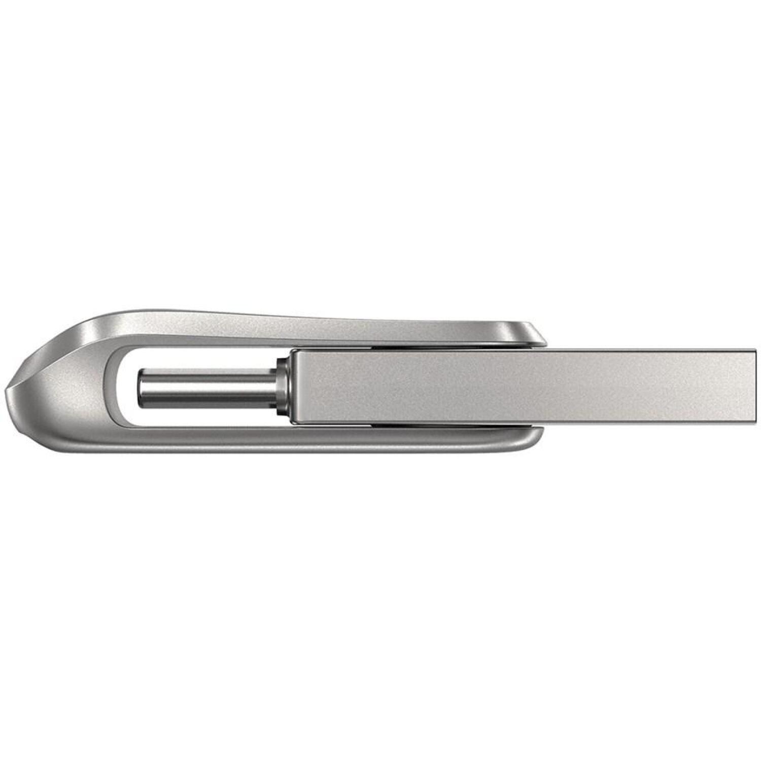 Sandisk Ultra Dual Drive Luxe USB флеш-накопитель SDDDC4-256G-G46, 256 ГБ, 150 МБ/с, 3.2 Gen 1, металлический корпус (SDDDC4-256G-G46)
