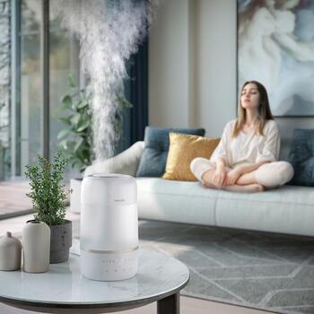 Philips Mitrinātājs Sērija 1000 HU1510/04, 275 ml/h, 3 L, līdz 41 m2, 3 ātrumi, automātiskais režīms, nakts režīms (HU1510/04)