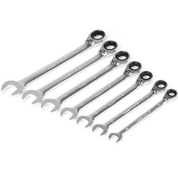 Kombinēto uzgriežņu atslēgu komplekts ar reversu 10-19mm, K2824 KAMASA TOOLS (K2824)