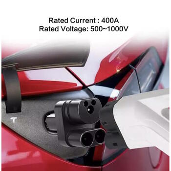 EVCharge MG1DC адаптер, CCS2 DC вилка в разъем Tesla DC, 120A, 60kW, 300-1000V, IP55, -30°C до +50°C (MG1DC)