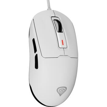 GENESIS Krypton 660 NMG-2190, spēļu pele, optiskā, USB Type-A, 12000 dpi, 6 pogas, RGB, balta (NMG-2190)