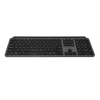 Sbox Клавиатура WK-26-US, 104 клавиши, мембрана, беспроводная 2,4 GHz, черный/серый (WK-26-US)