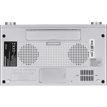 Blaupunkt Кухонное радио KR12SL, 2x0.8W, 20 станций, LCD, будильник, FM, таймер, серебристый цвет. (KR12SL)