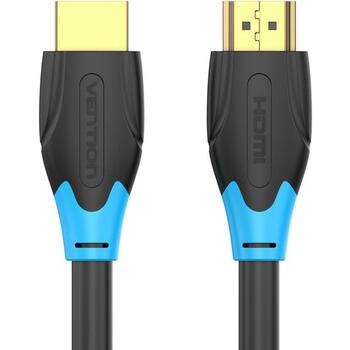 Vention HDMI kabelis 0.75M AACBE, 4K 60Hz, 18 Gbit/s, 3D, zelta savienotāji, melns (AACBE)