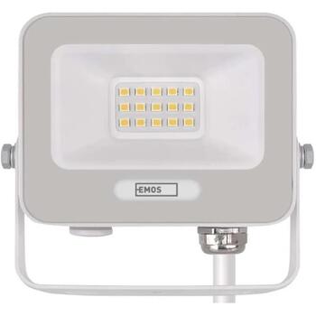 Emos LED-прожектор GLARO ZS2214W, 10 W, 1000 lm, IP65, нейтральный белый, алюминий, 120°, 20 000 ч (ZS2214W)