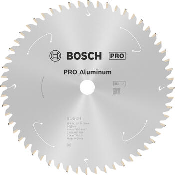 Bezvadu ripzāģa asmens alumīnijam, 184 mm, 56 zobi, 2608837766 BOSCH (2608837766)