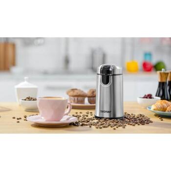 Zelmer ZCG7425 кофемолка, 71804729P, 150W, 50g, нержавеющая сталь, импульсный режим, защитная блокировка (71804729P)