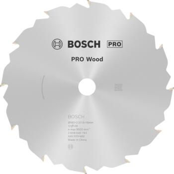 Ripzāģa disks 160x16mm Speedline Wood, Rokas ripzāģiem PRO WOOD RIPZĀĢA ASMENS, 2608640784, BOSCH (2608640784)