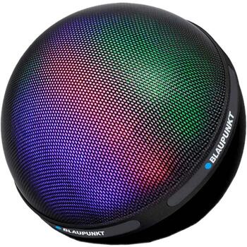 Blaupunkt Беспроводная колонка BT08LED, 3000 мАч, 4 ч, 5 Вт, FM радио, RGB подсветка, 1 x AUX, 1 x microSD, 1 x microUSB (BT08LED)