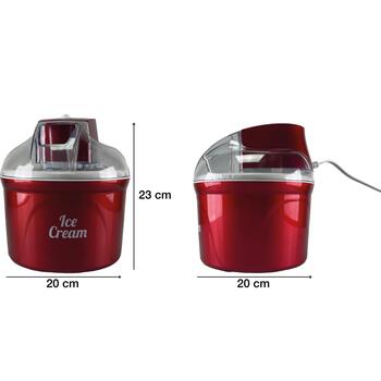 Beper Мороженица P102GEL002, 12 W, 1,8 л, 40 мин, приготовление йогурта, приготовление сорбета (P102GEL002)