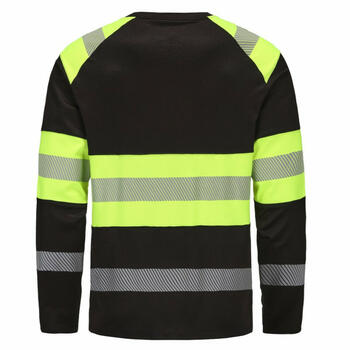 Pesso HVMIL_JM Hi-vis krekls Hvm, garām piedurknēm, M, melns/dzeltens, 55% kokvilna/45% poliesteris, EN ISO 20471 1. klase (HVMIL_JM)