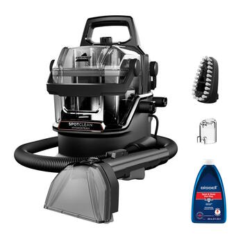 Пылесос для глубокой очистки с технологией HydroSteam 1000W с паровой экстракцией SpotClean HydroSteam Select черный X 3697N Bissell (3697N)
