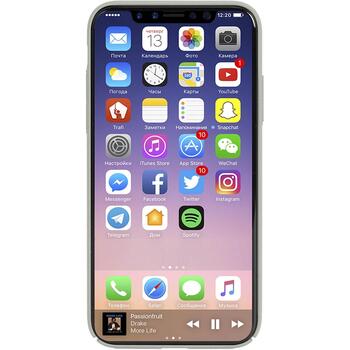 Krusell Sandby Чехол 61092-2, 5.8'', Бежевый, совместим с Apple iPhone X/XS, тонкий, хорошее сцепление, приподнятый край (61092-2)