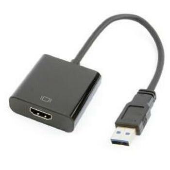 Gembird USB адаптер A-USB3-HDMI-02, 1920 x 1080 @ 60 Гц, USB 3.0, питание по USB, встроенные драйверы (A-USB3-HDMI-02)