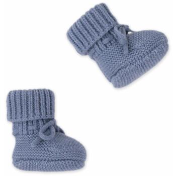 Lodger Slipper merino шерстяные пинетки SLM 329_0-6, 0-6M, синие, 100% мериносовая шерсть, осень/зима, для мальчиков (SLM 329_0-6)