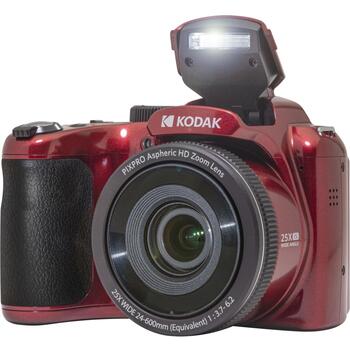 Kodak Цифровая камера AZ255RD, 16,15 МП, 25x оптическое увеличение, 3 дюйма LCD, 1920 x 1080 пикселей (AZ255RD)