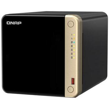 Qnap NAS хранилище TS-464-8G, Intel Celeron N5095 4-ядерный, 8 ГБ ОЗУ, 2.5GbE, 4 отсека, HDMI 1, USB 2.0 2, USB 3.2 2 (TS-464-8G)