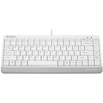 A4Tech Клавиатура FStyler FK11 A4TKLA47119, 1.5m, USB, мембранная, белая, 12 мультимедийных клавиш (A4TKLA47119)