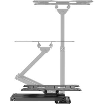 Sbox Крепление для монитора LCD-423, 23-43'', 30kg, 200x200, Черный, VESA 100x100-200x200, 5,5-39,2cm, +5°/-10°, +90°/-90° (LCD-423)