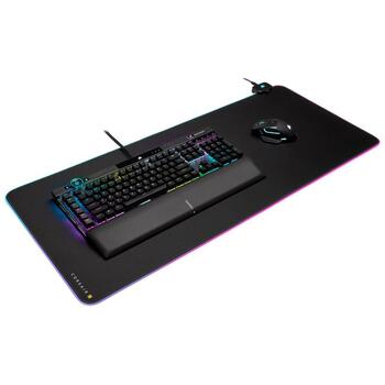 Corsair коврик для мыши MM700 CH-9417070-WW, 930x400x4мм, черный, RGB подсветка, нескользящее основание, тканевая поверхность (CH-9417070-WW)