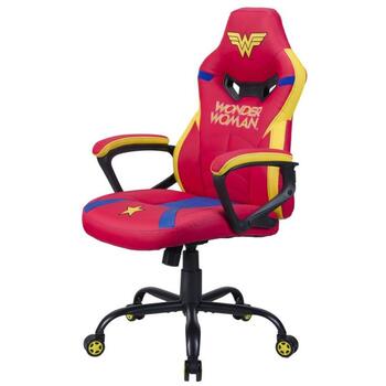 Subsonic Игровое кресло SA5573-W1, 64см, 110-120см, Желтый, Красный, Синий, Подголовник, Регулируемый угол спинки, Эко-кожа (SA5573-W1)