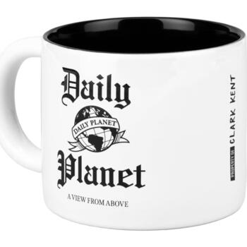 Paladone Daily Planet кружка PP14694SMT, 400ml, белая, дизайн в стиле Супермена, подходит для микроволновки (PP14694SMT)