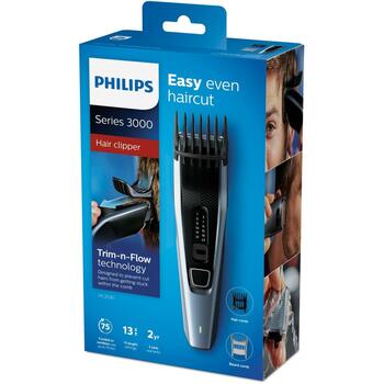 Philips Matu griezējs HC3530/15, 0.5 mm - 23 mm, 13 garuma iestatījumi, akumulatora/AC, nerūsējošā tērauda asmeņi, mazgājams (HC3530/15)