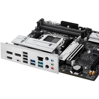 Asus Mātesplate PRIME B850M-A WIFI, AMD muciņa AM5, DDR5, 256 GB, 4 DIMM, 2.5 GbE, Wi-Fi 6E, 7.1 audio, RAID 0/1/5/10 (PRIME B850M-A WIFI)
