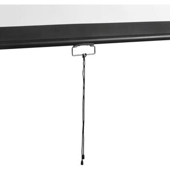 Sbox Projektora ekrāns PSM-118-2, 213x213cm, nolaižams, balts, 16:9, 4:3, 1:1, audums, tērauds, stiprinājums siena, griesti (PSM-118-2)