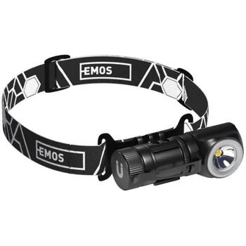 Emos LED налобный фонарь P3544, 500 lm, 120 m, Li-Ion 800 mAh, 60 g, 80 × 29 × 30 mm, USB-C, 2 режима, ударопрочный (P3544)