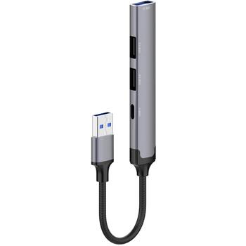 Colorway док-станция CW-HUB05, 2xUSB A 2.0, 1xUSB A 3.0, 1xUSB C 2.0, корпус из алюминиевого сплава (CW-HUB05)