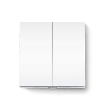 TP-Link Tapo S220 умный световой двухклавишный выключатель 1-путевой 250 V~ 50/60 Hz 4 A 600 W LED 868 MHz Белый (TAPOS220)