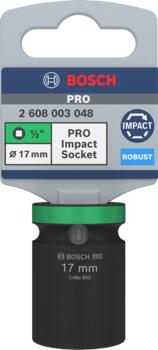 Trieciena uzgriežņatslēgām PRO IMPACT MUCIŅA BOSCH 2608003048 (2608003048)