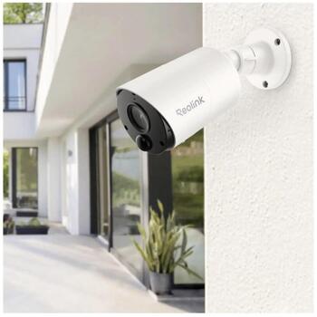 Reolink drošības kamera Argus B320 BWB5MP07SPW, 5 MP, 2880 x 1616 p, 4900 mAh, IP65, WiFi, mikroSD līdz 128 GB, saules panelis (BWB5MP07W)