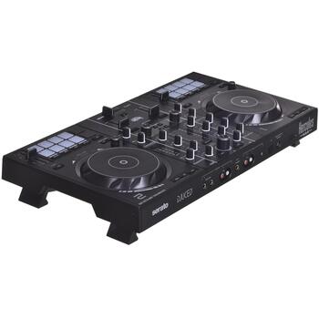 Hercules DJ контроллер DJControl Inpulse 500 4780909, 2 канала, 24 бита, USB подключение, встроенные динамики, выход для наушников (4780909)